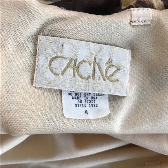 Caché Animal Print Strapless Asymmetrical Dress 4 - Picture 5 of 5